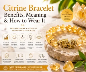 citrine bracelet benefits and meaning from The Yoga Mandala